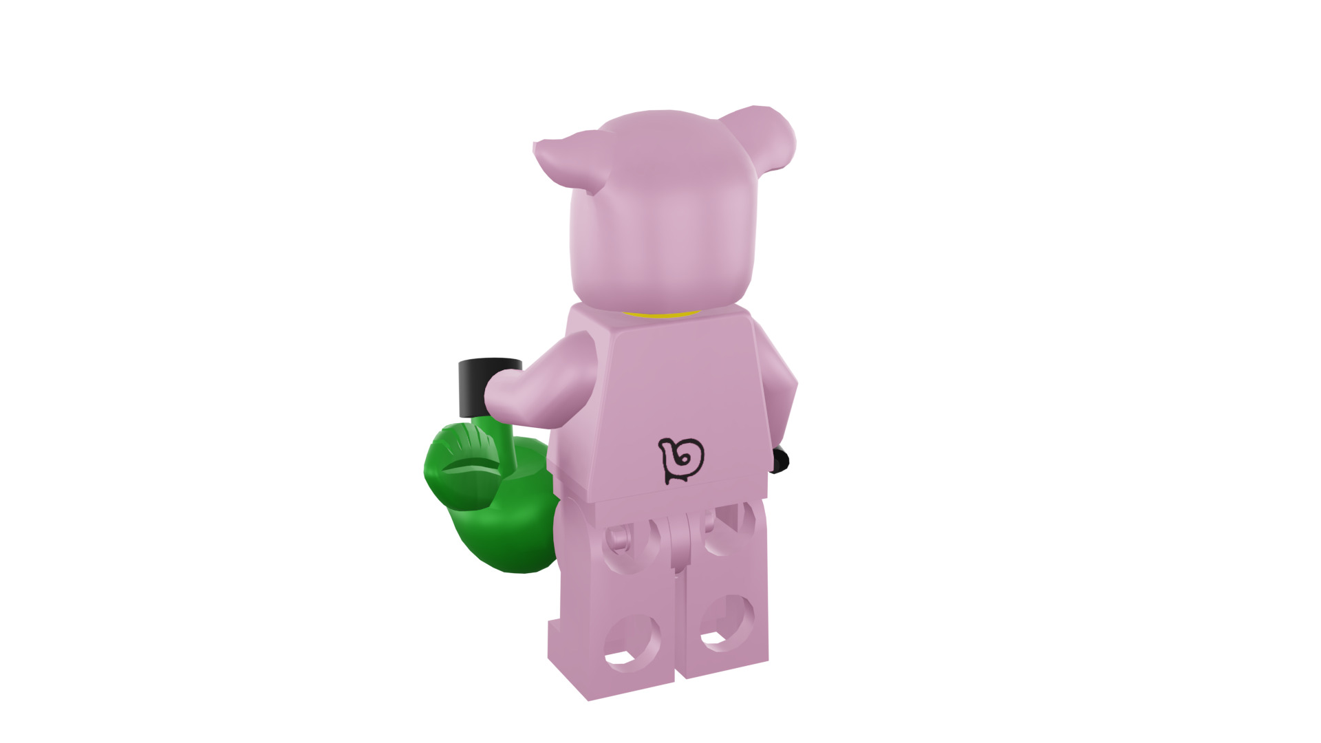 3D print minifigure - 71007-14 Piggy Guy 3D print model_42