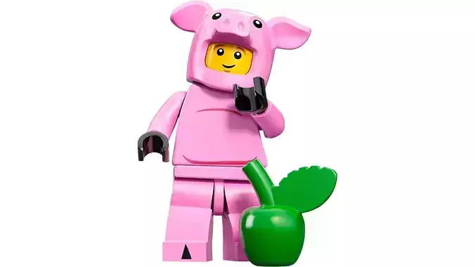 3D print minifigure - 71007-14 Piggy Guy