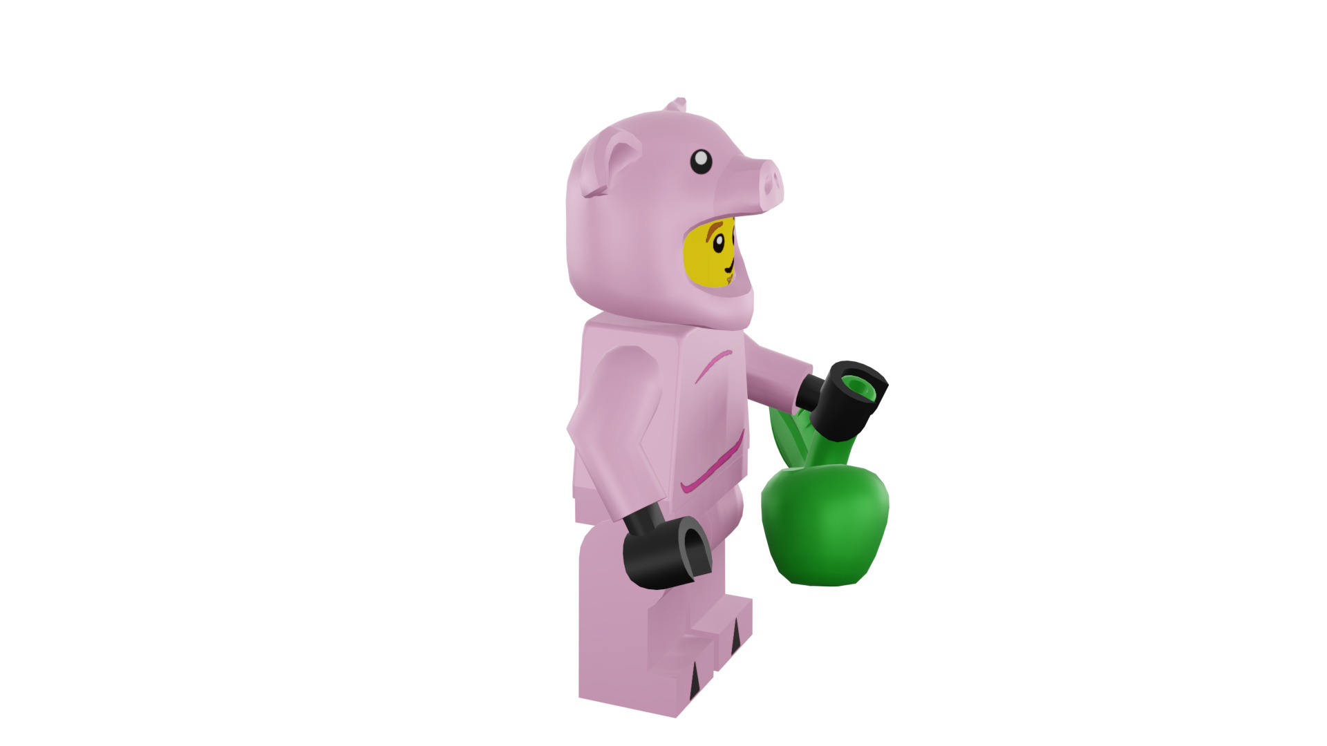 3D print minifigure - 71007-14 Piggy Guy 3D print model_10