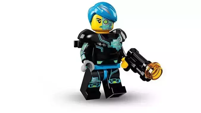 3D print minifigure - 71013-3 Cyborg