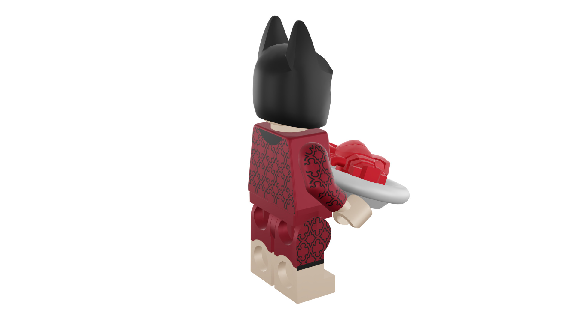 3D print minifigure - 71017-1 Lobster-Lovin Batman 3D print model_24