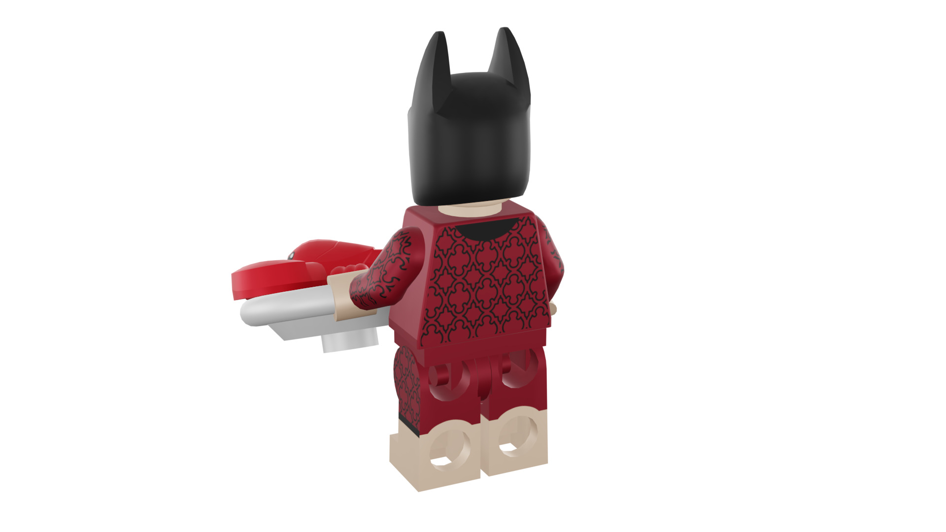 3D print minifigure - 71017-1 Lobster-Lovin Batman 3D print model_34