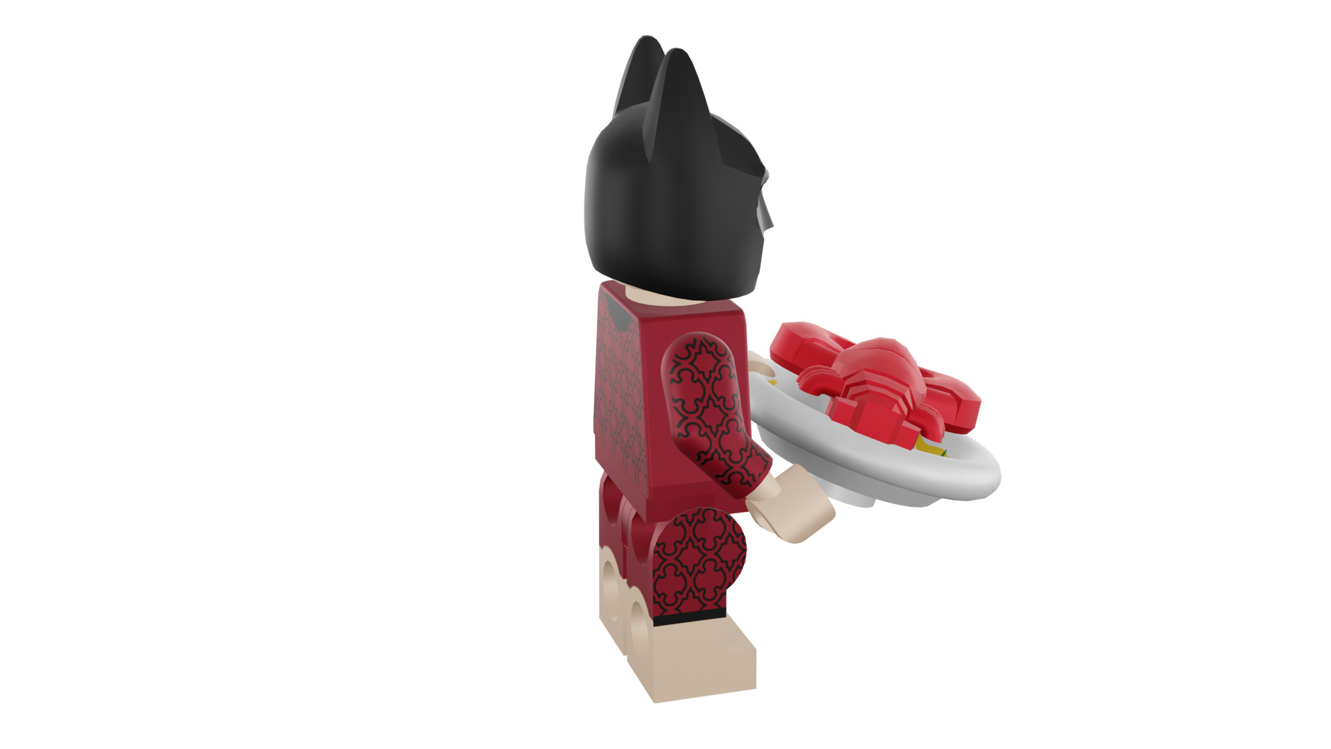 3D print minifigure - 71017-1 Lobster-Lovin Batman 3D print model_22
