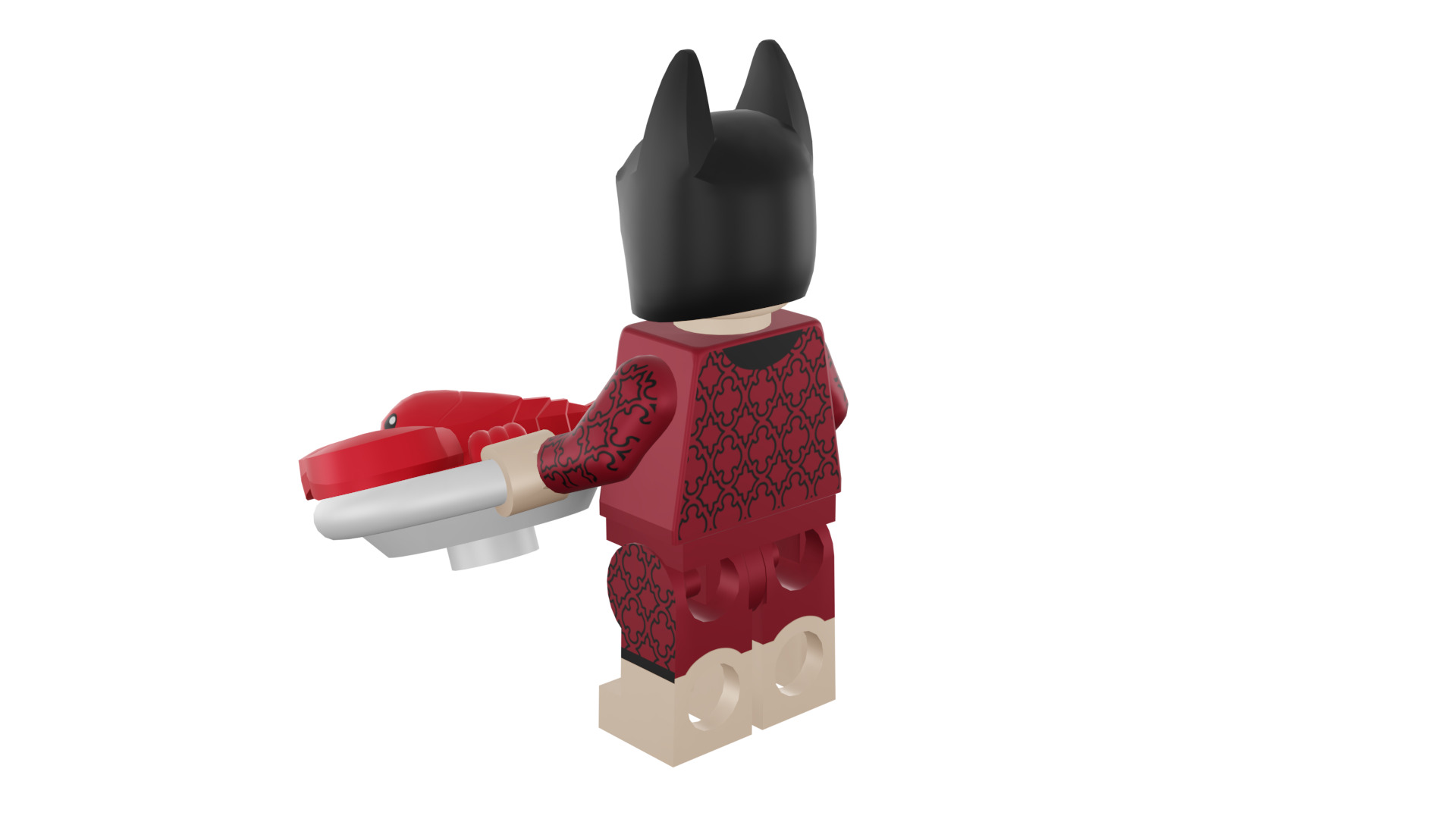 3D print minifigure - 71017-1 Lobster-Lovin Batman 3D print model_36