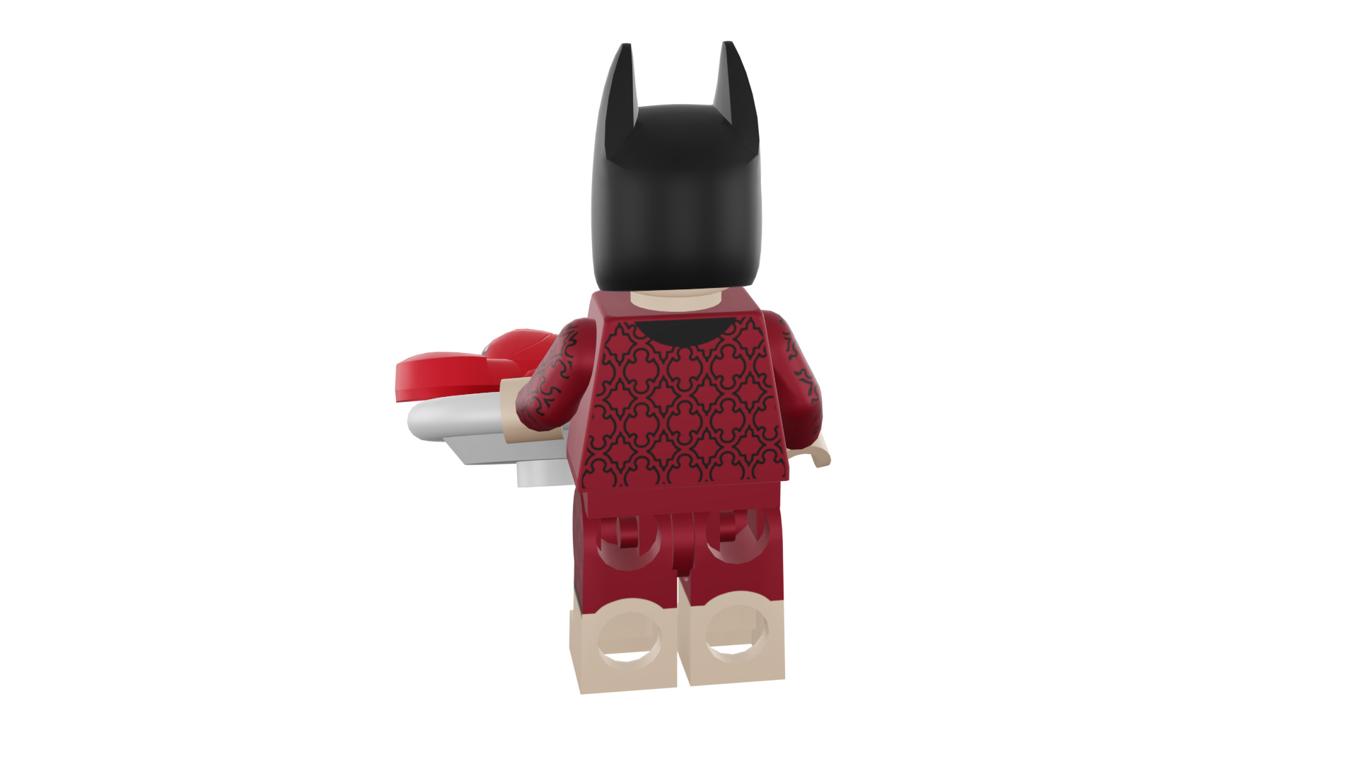 3D print minifigure - 71017-1 Lobster-Lovin Batman 3D print model_32