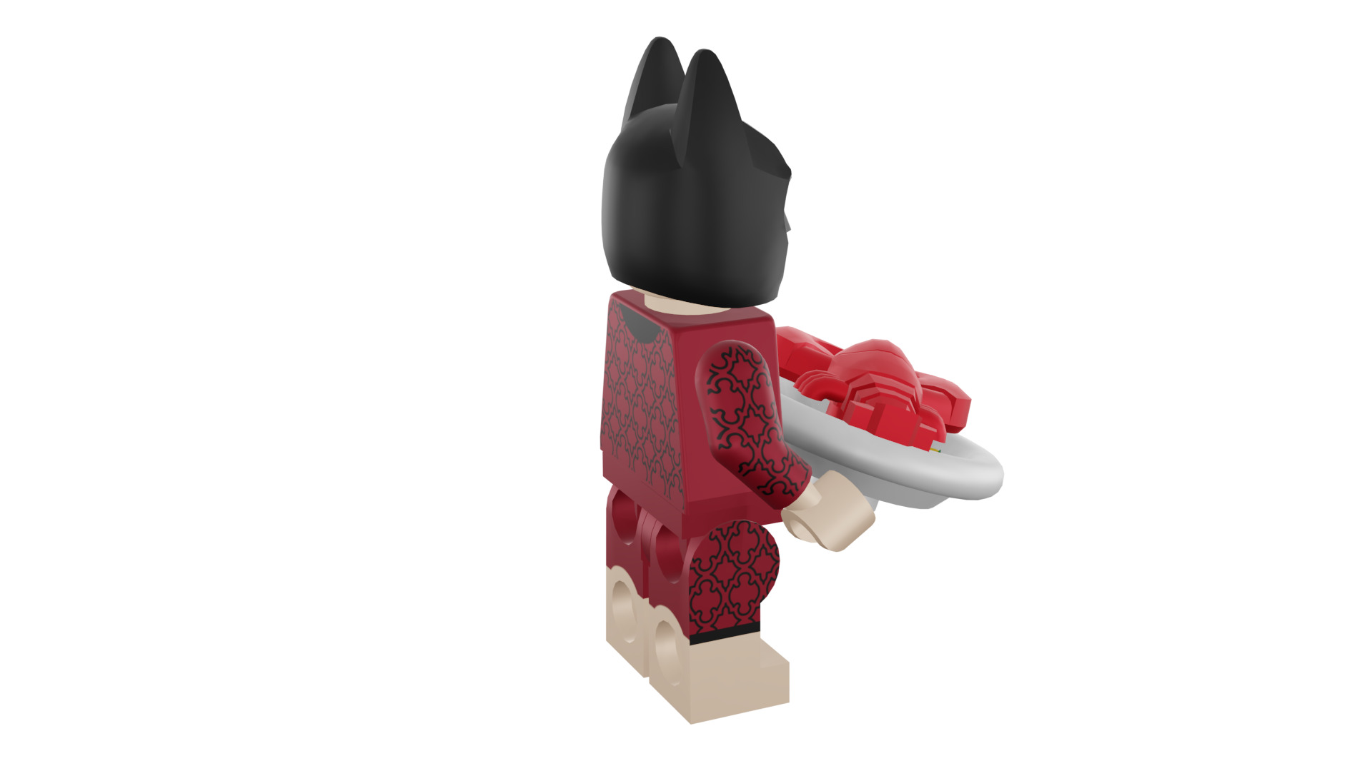3D print minifigure - 71017-1 Lobster-Lovin Batman 3D print model_23