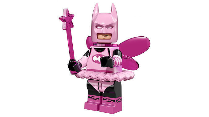 3D print minifigure - 71017-3 Fairy Batman 3D print model