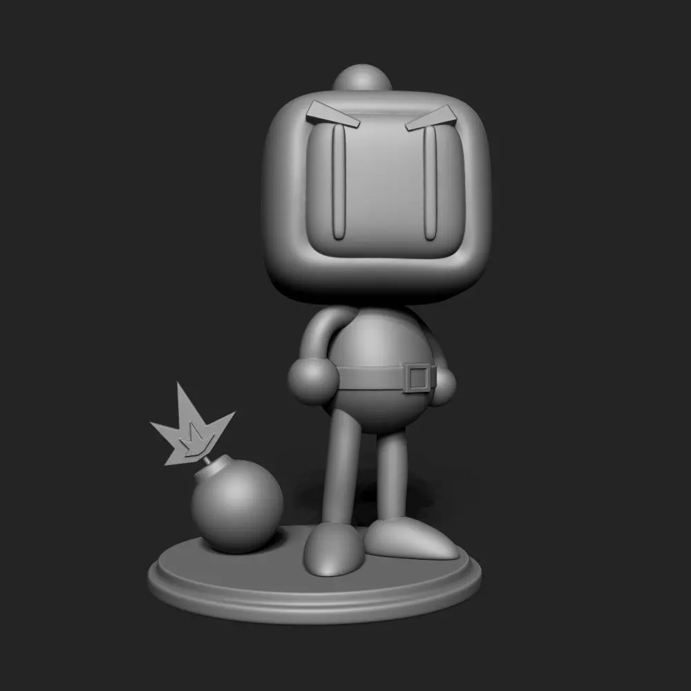 Bomber Man 3D print model