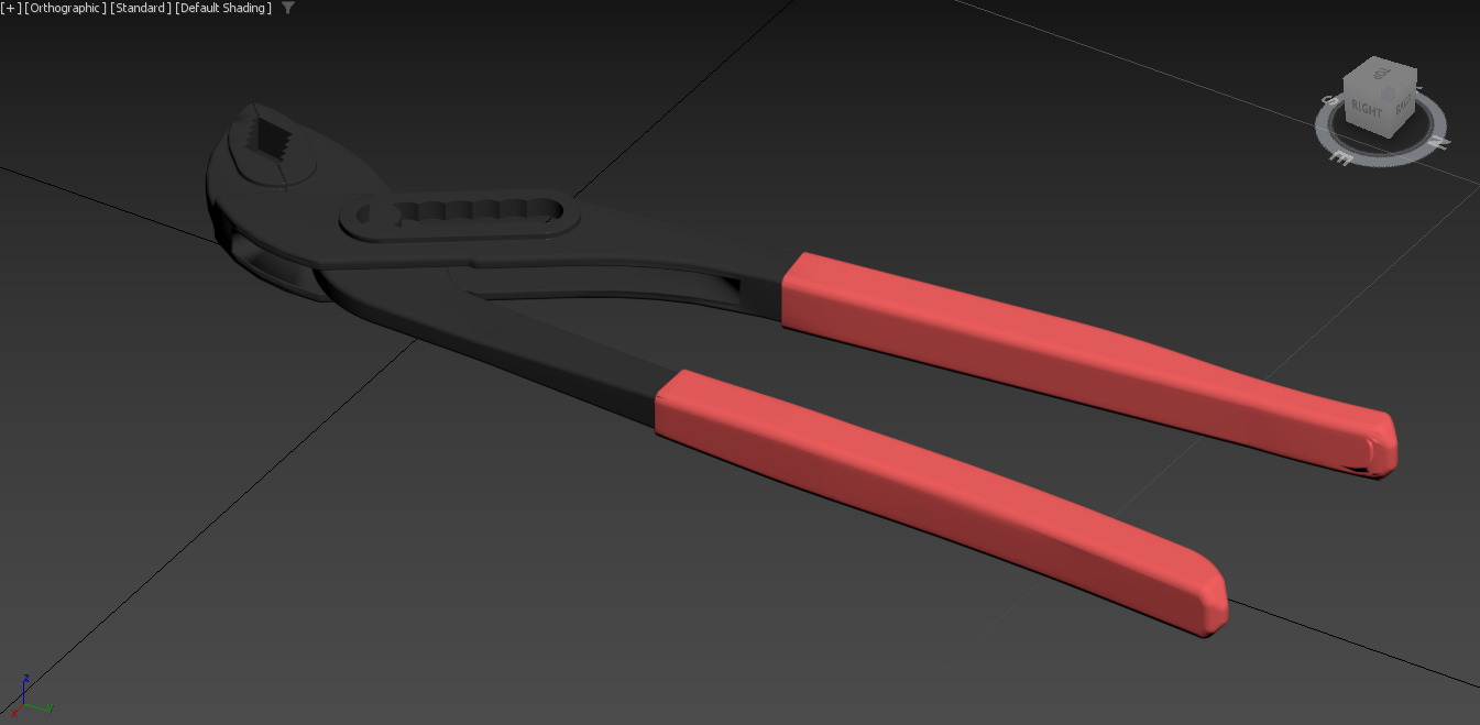 Professional Pipe Wrench 3D Model FREE Download High-Quality Free low-poly 3D model_10