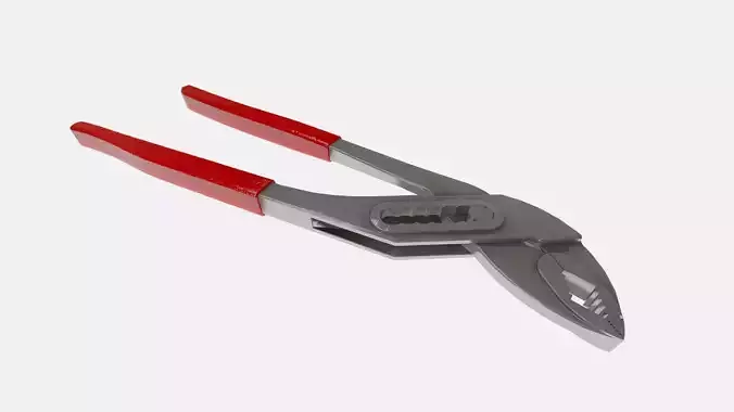 Professional Pipe Wrench 3D Model FREE Download High-Quality