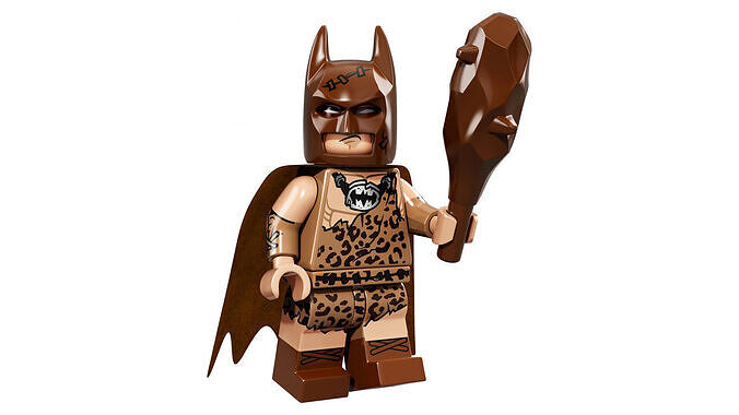 3D print minifigure - 71017-4 Clan of the Cave Batman 3D print model