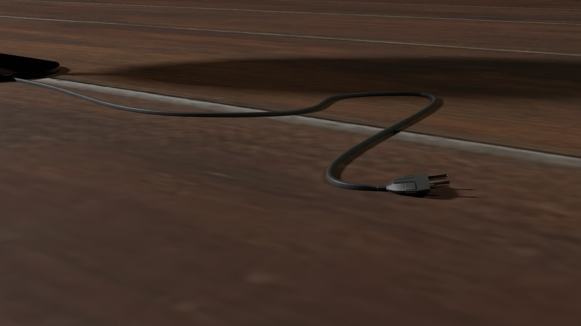 Futuristic Lamp  Low-poly 3D model_3