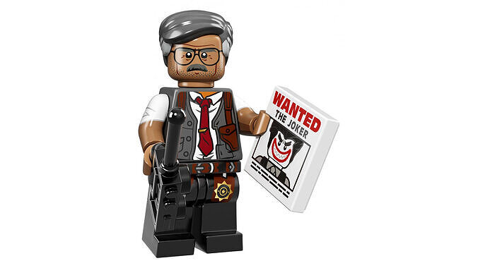 3D print minifigure - 71017-7 Commissioner Gordon 3D print model