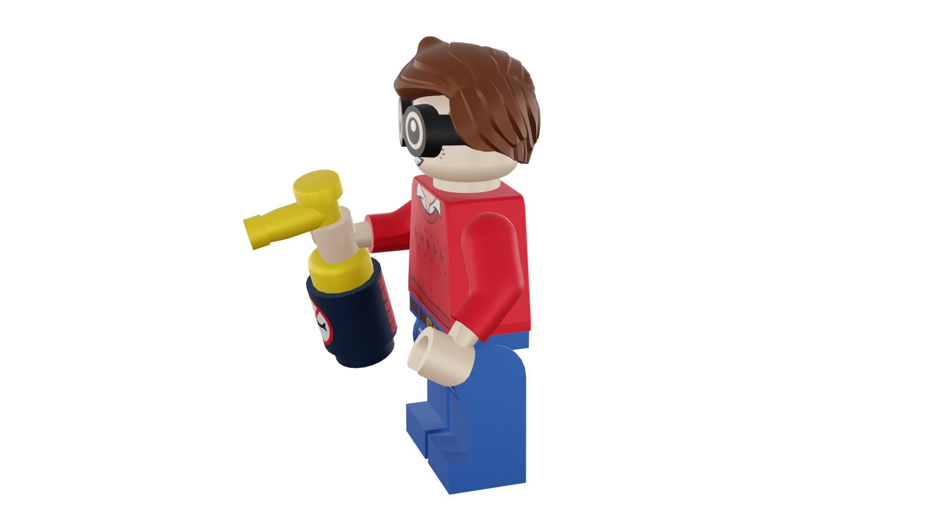 3D print minifigure - 71017-9 Dick Grayson 3D print model_42