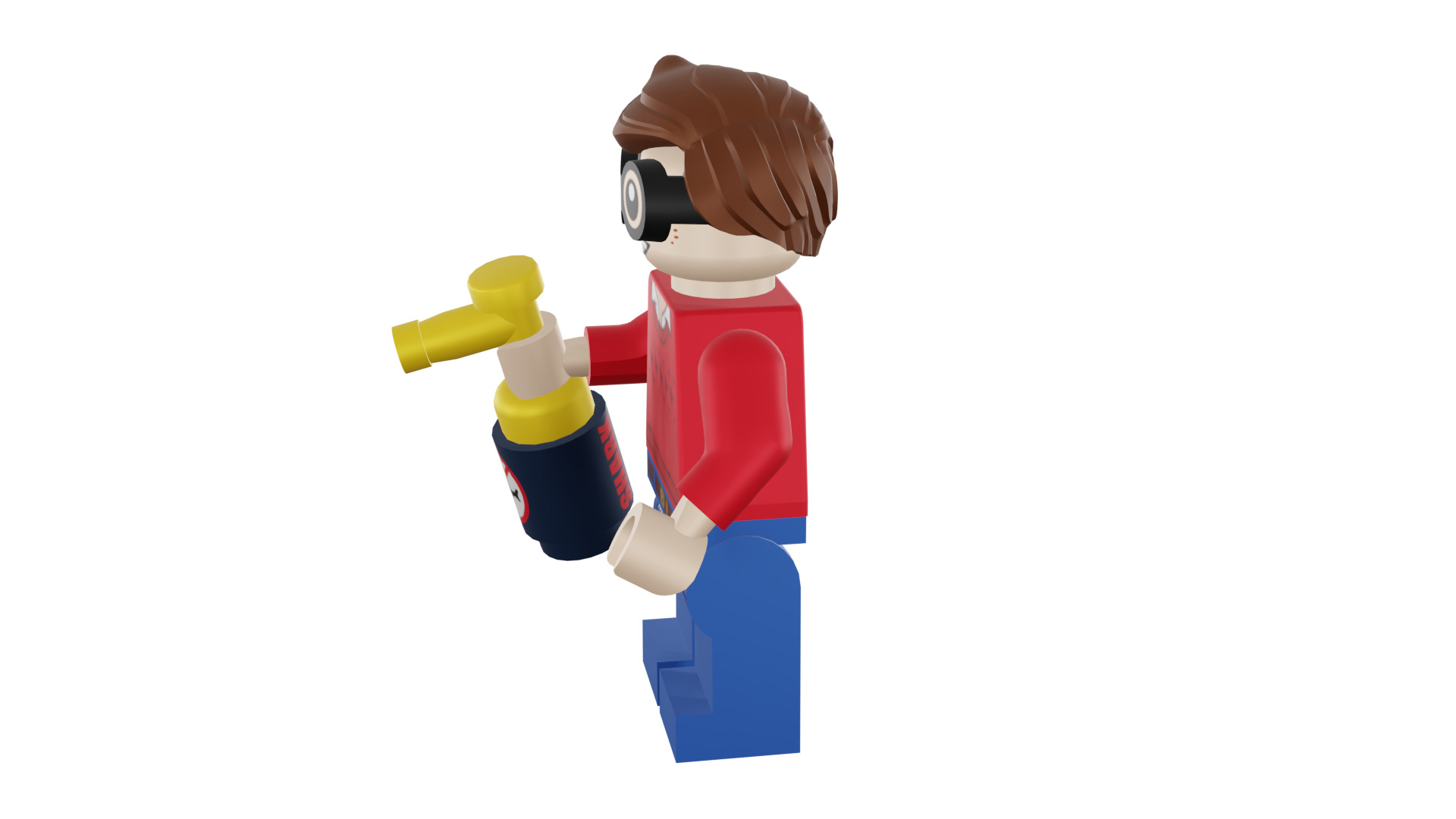 3D print minifigure - 71017-9 Dick Grayson 3D print model_41
