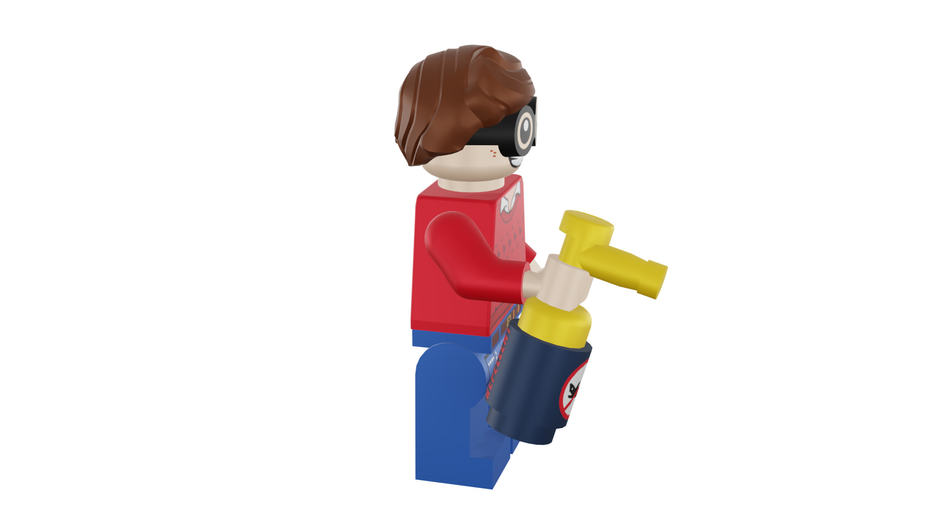 3D print minifigure - 71017-9 Dick Grayson 3D print model_16