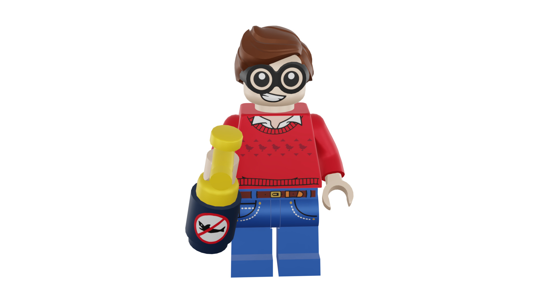 3D print minifigure - 71017-9 Dick Grayson 3D print model_51