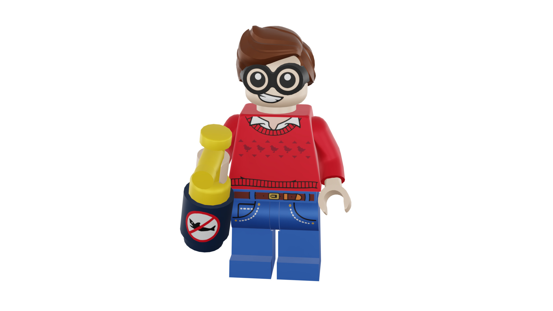 3D print minifigure - 71017-9 Dick Grayson 3D print model_50