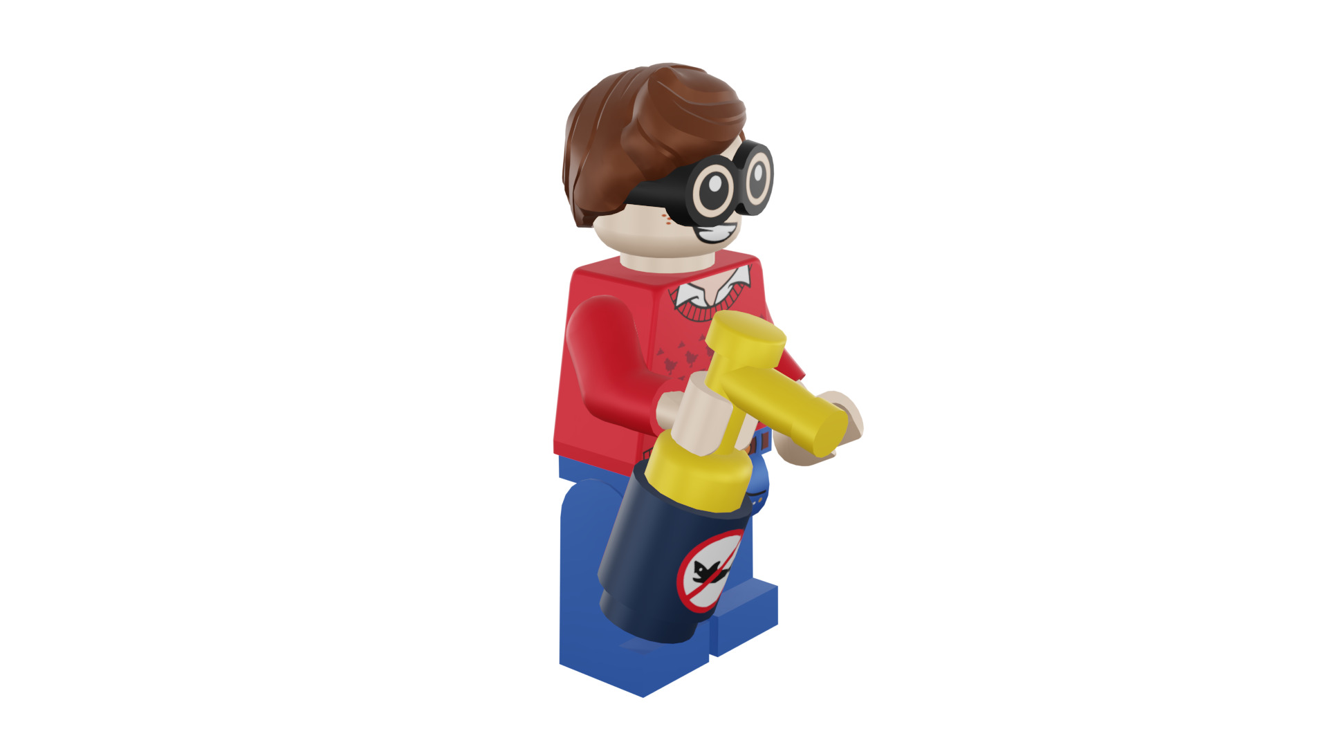 3D print minifigure - 71017-9 Dick Grayson 3D print model_13