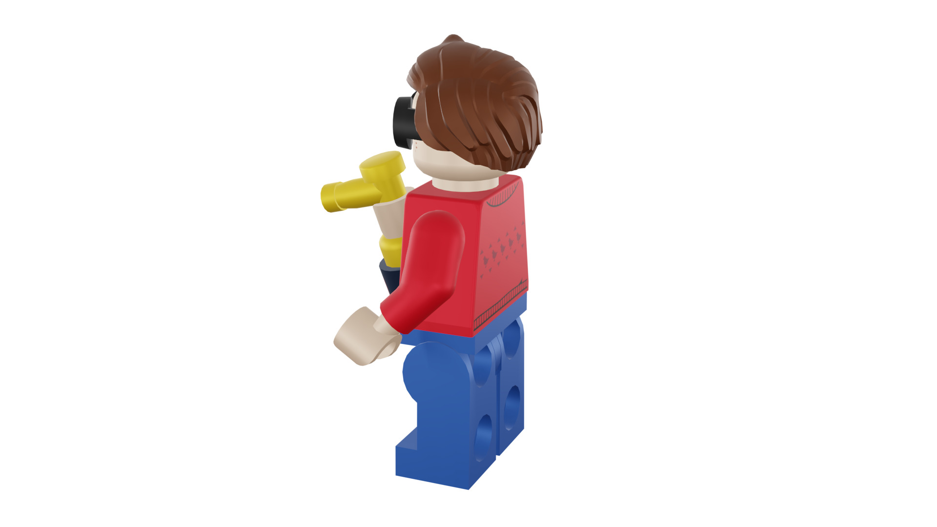 3D print minifigure - 71017-9 Dick Grayson 3D print model_37