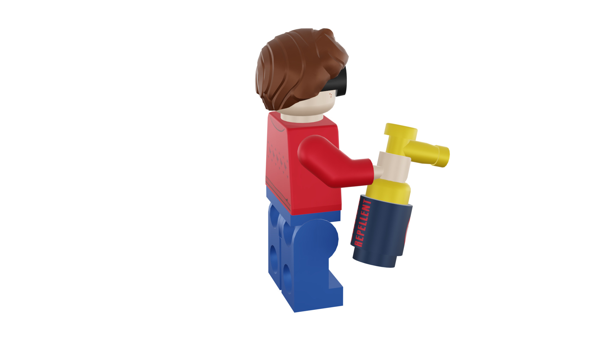 3D print minifigure - 71017-9 Dick Grayson 3D print model_20