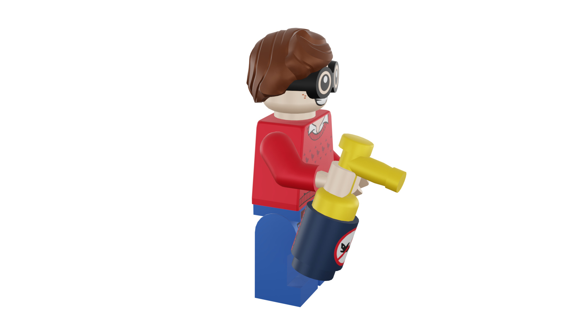 3D print minifigure - 71017-9 Dick Grayson 3D print model_15