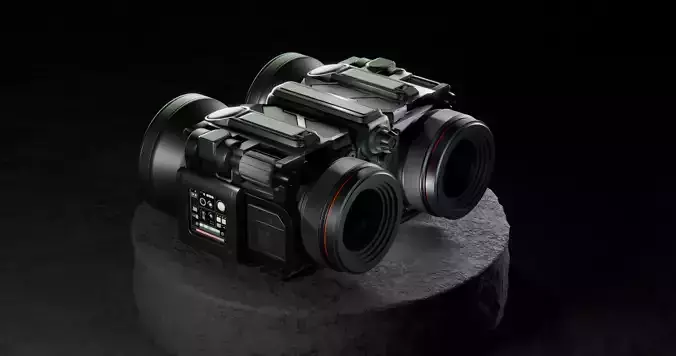 Sci-Fi Binoculars SpeXcope  Low-poly 3D model
