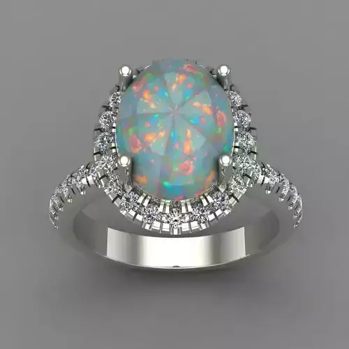 Ovel Engagement ring for women