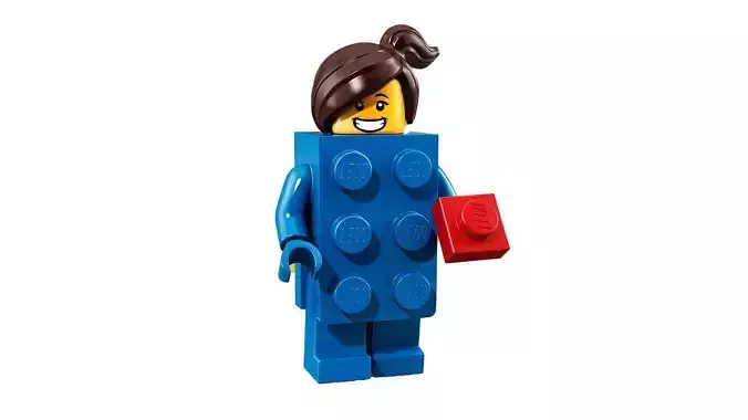 3D print minifigure - 71021-3 Brick Suit Girl