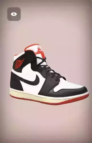 A single athletic sneaker shoe 3D print model