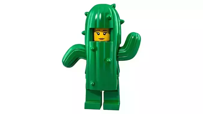 3D print minifigure - 71021-11 Cactus Girl