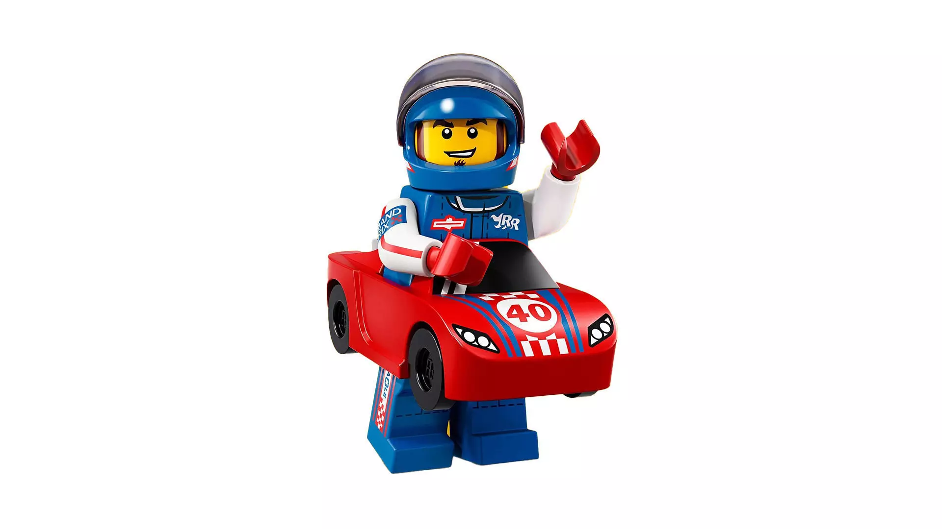 3D print minifigure - 71021-13 Race Car Guy 3D print model