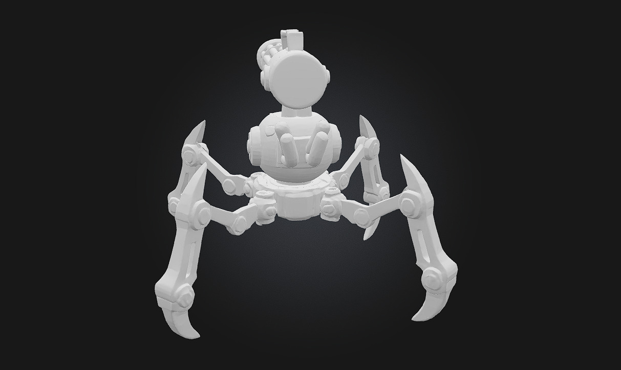 Mech-Sentry Defender Automated Guardian of the Future 3D model_9