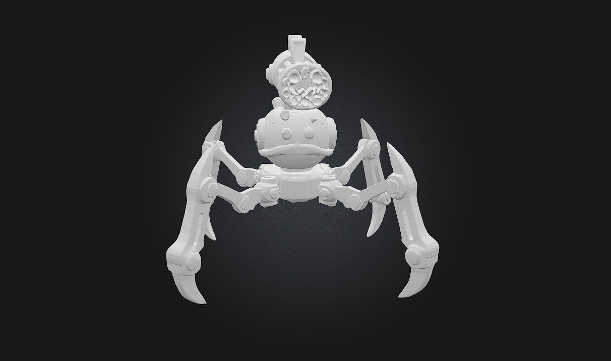 Mech-Sentry Defender Automated Guardian of the Future 3D model_7