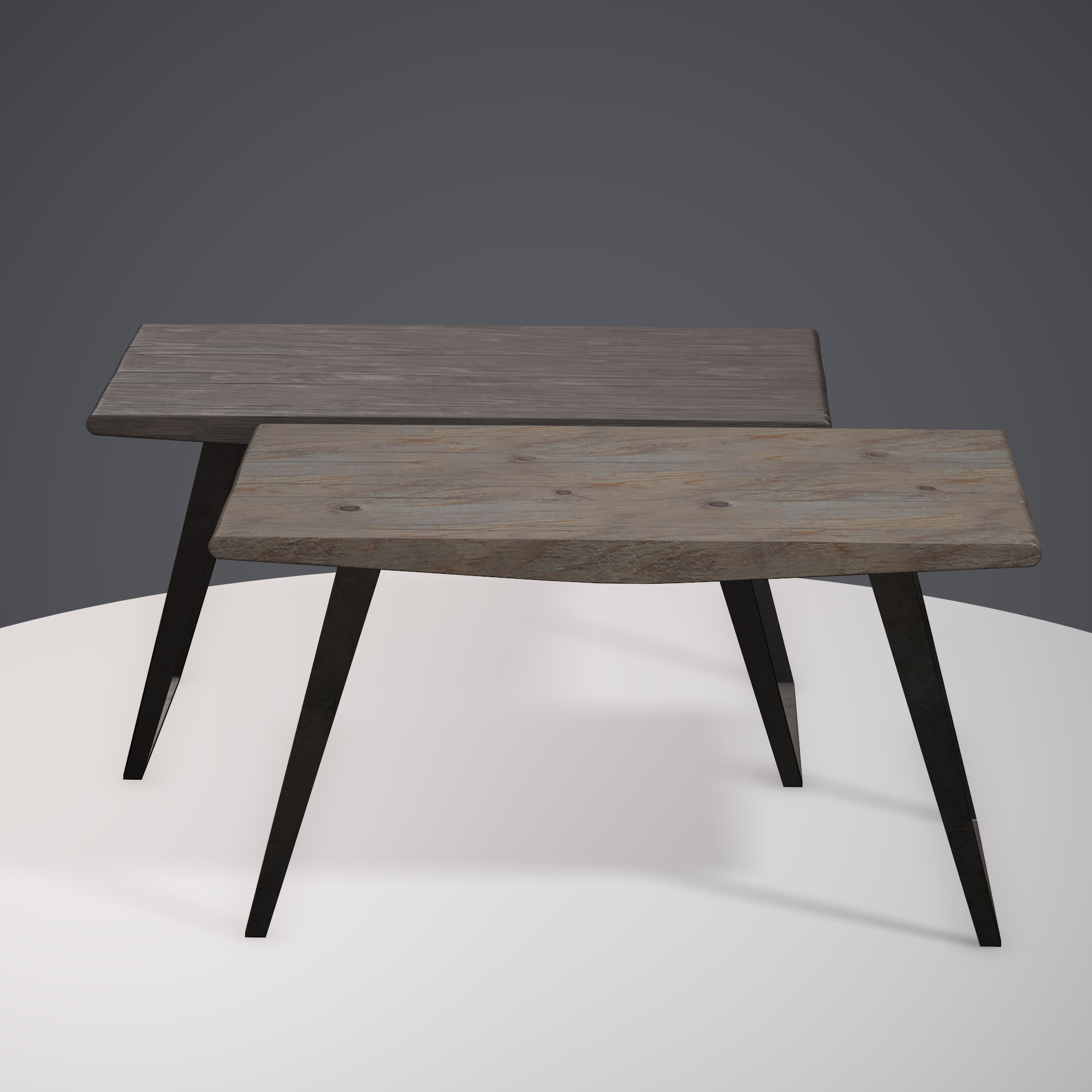 Table ar vr optimized Low-poly 3D model_2
