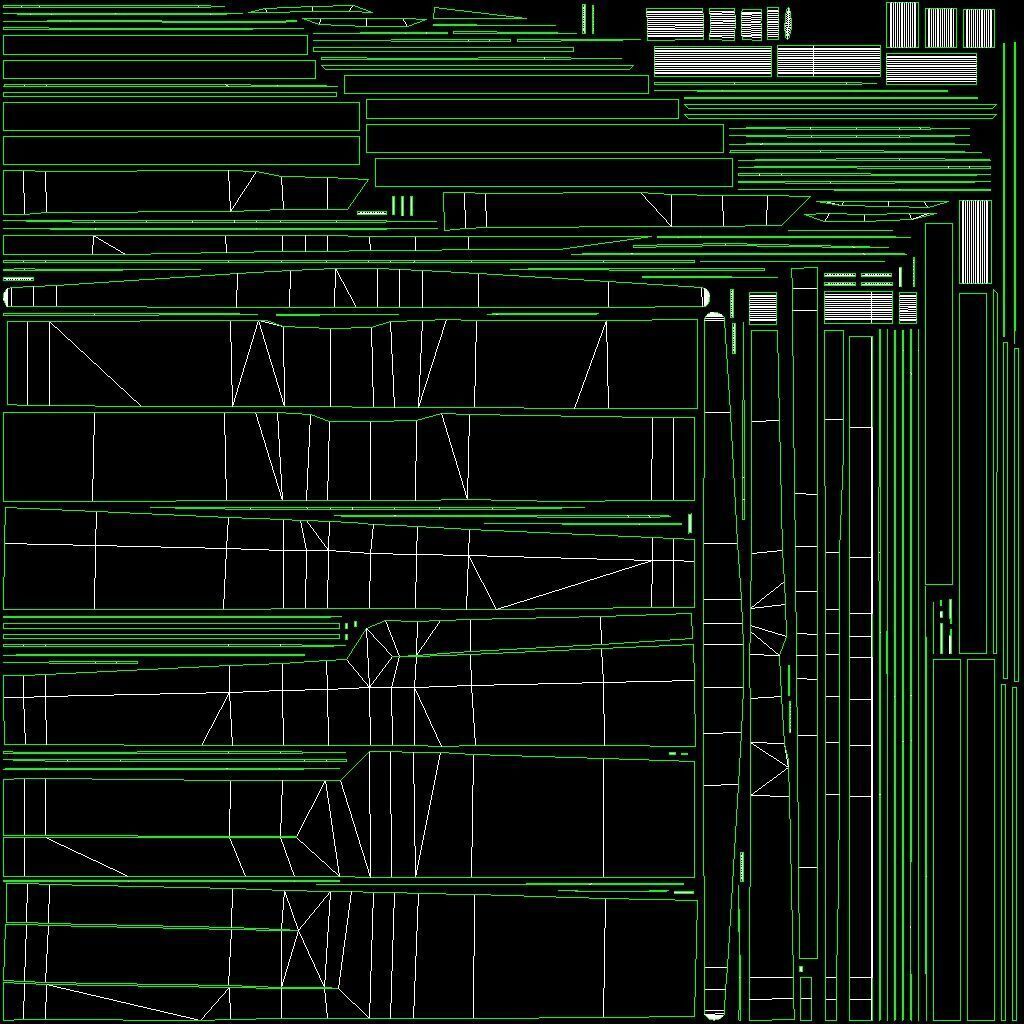 Table ar vr optimized Low-poly 3D model_9