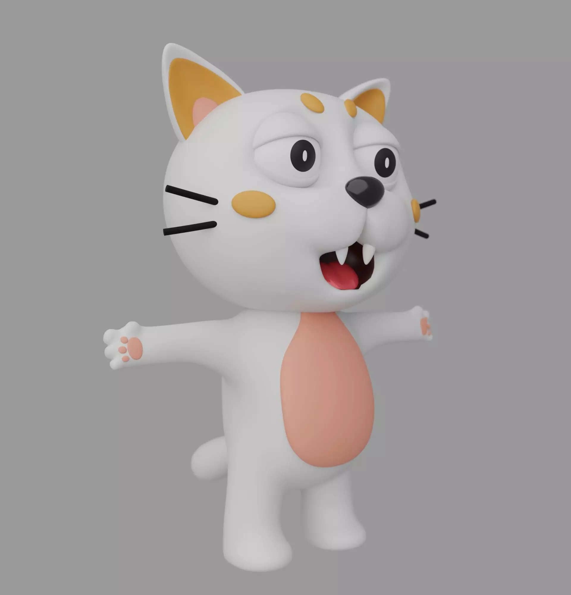 Kitty Free 3D model