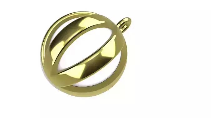 Free Cage Pendant Jewelry 3D Model