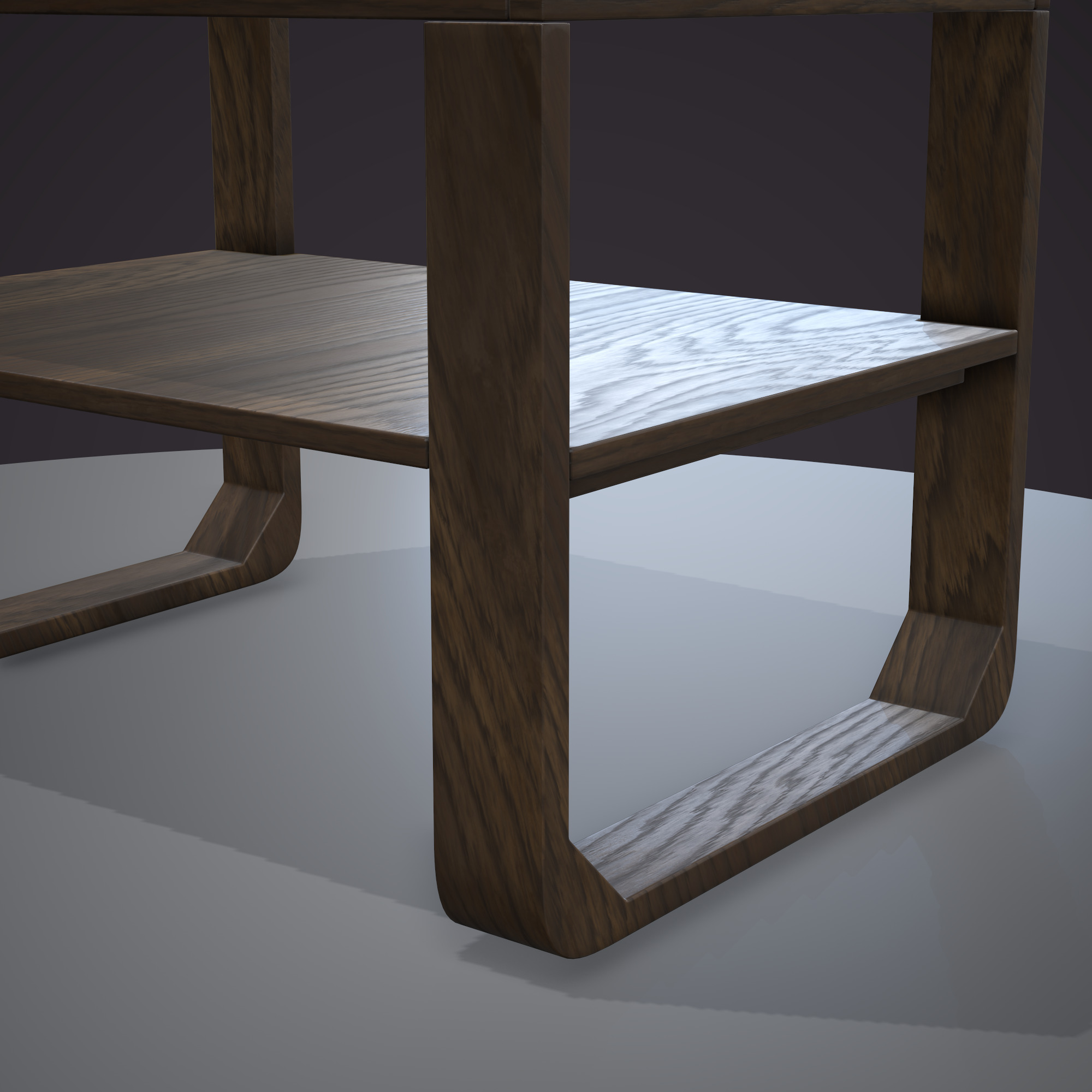 Nightstand ar vr optimized Low-poly 3D model_4