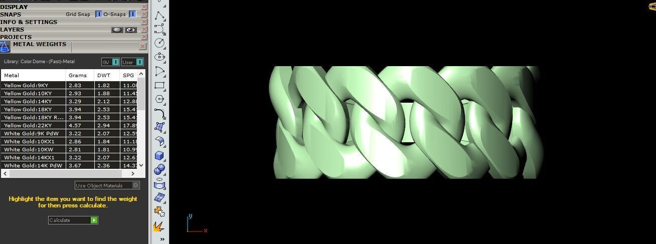 Bold Curb Chain Ring  Cartier-Style 3D Printable Jewelry Model  3D print model_15