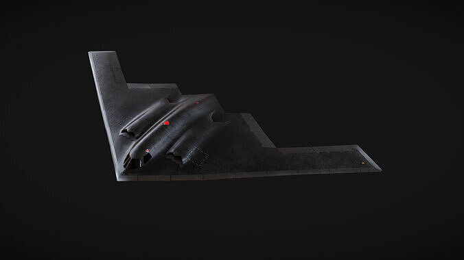B-2 Bomber Low-poly 3D model