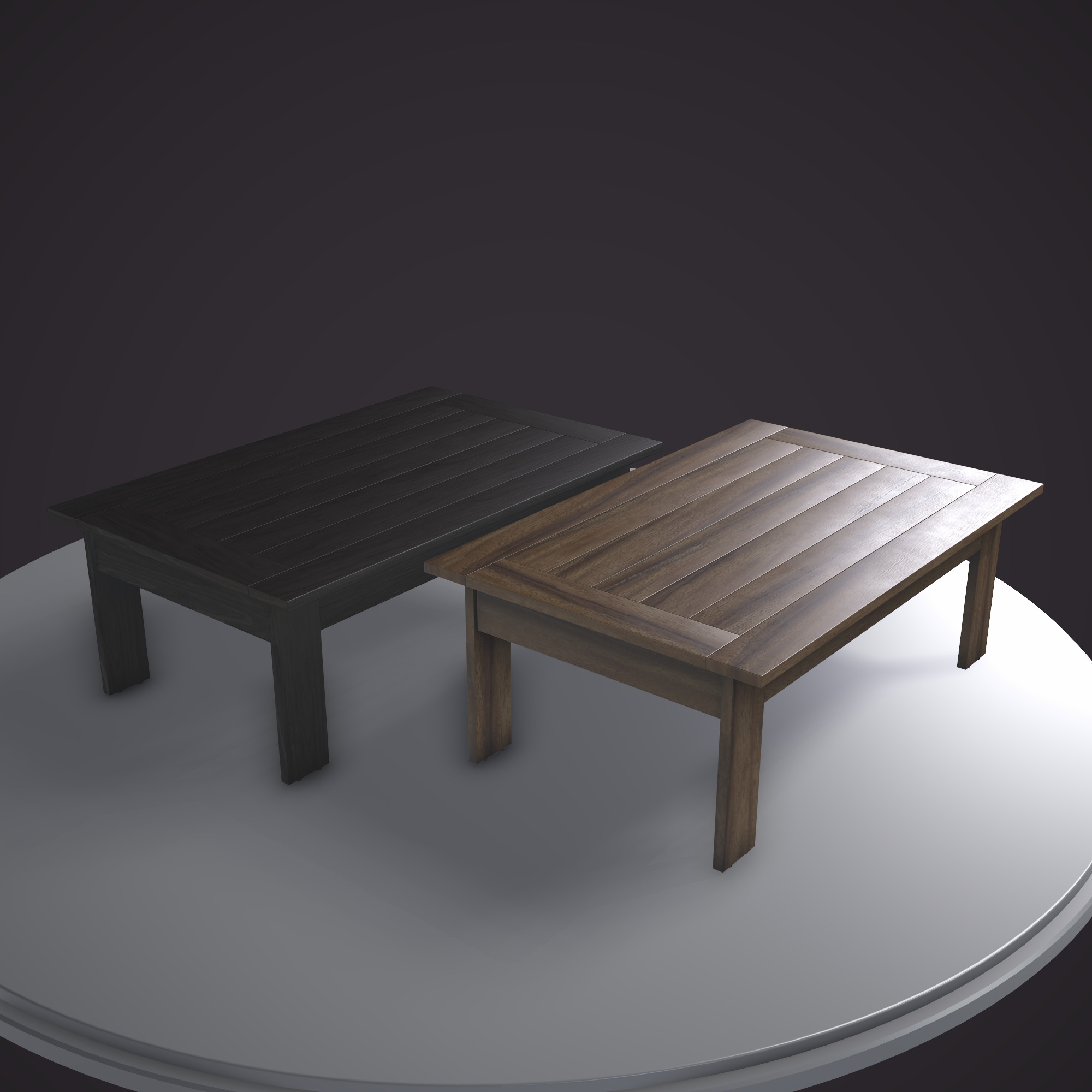 Table ar vr optimized Low-poly 3D model_5