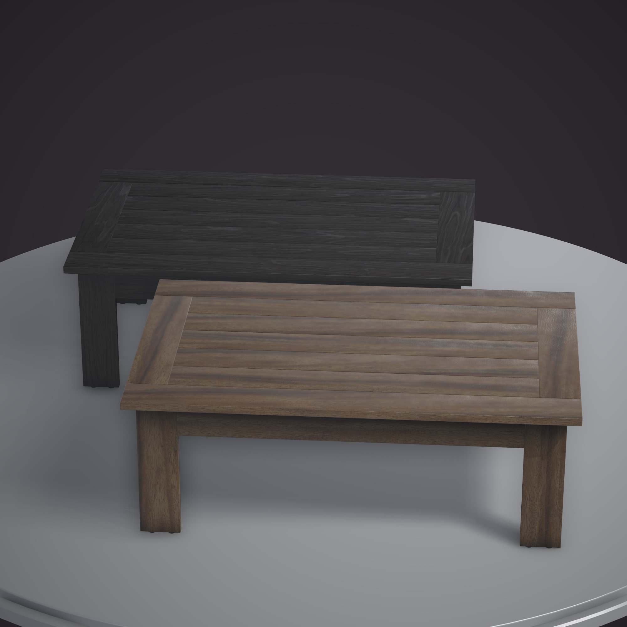 Table ar vr optimized Low-poly 3D model_2