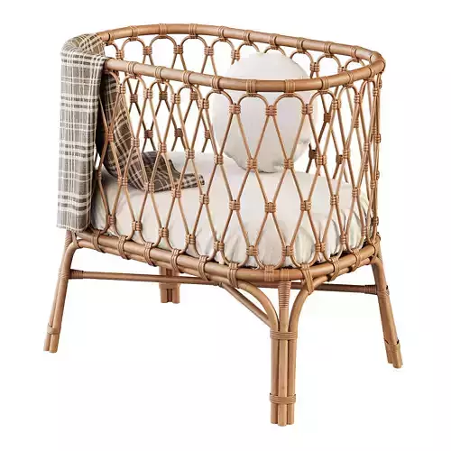  Rattan Childrens Bed