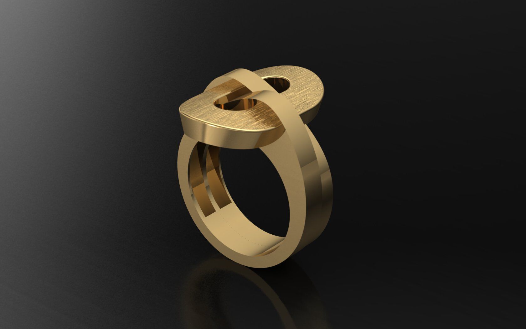 Redesigned boucheron dechaine ring 3D print model_4