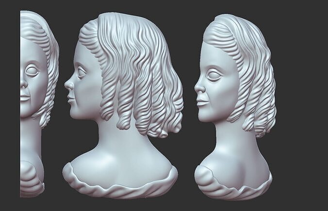 British Woman 3D Print file 3D print model