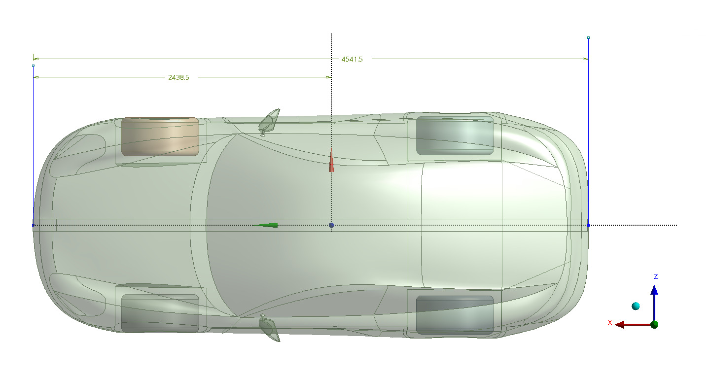Porsche 911 Carrera S solid CAD for CFD 3D model_8