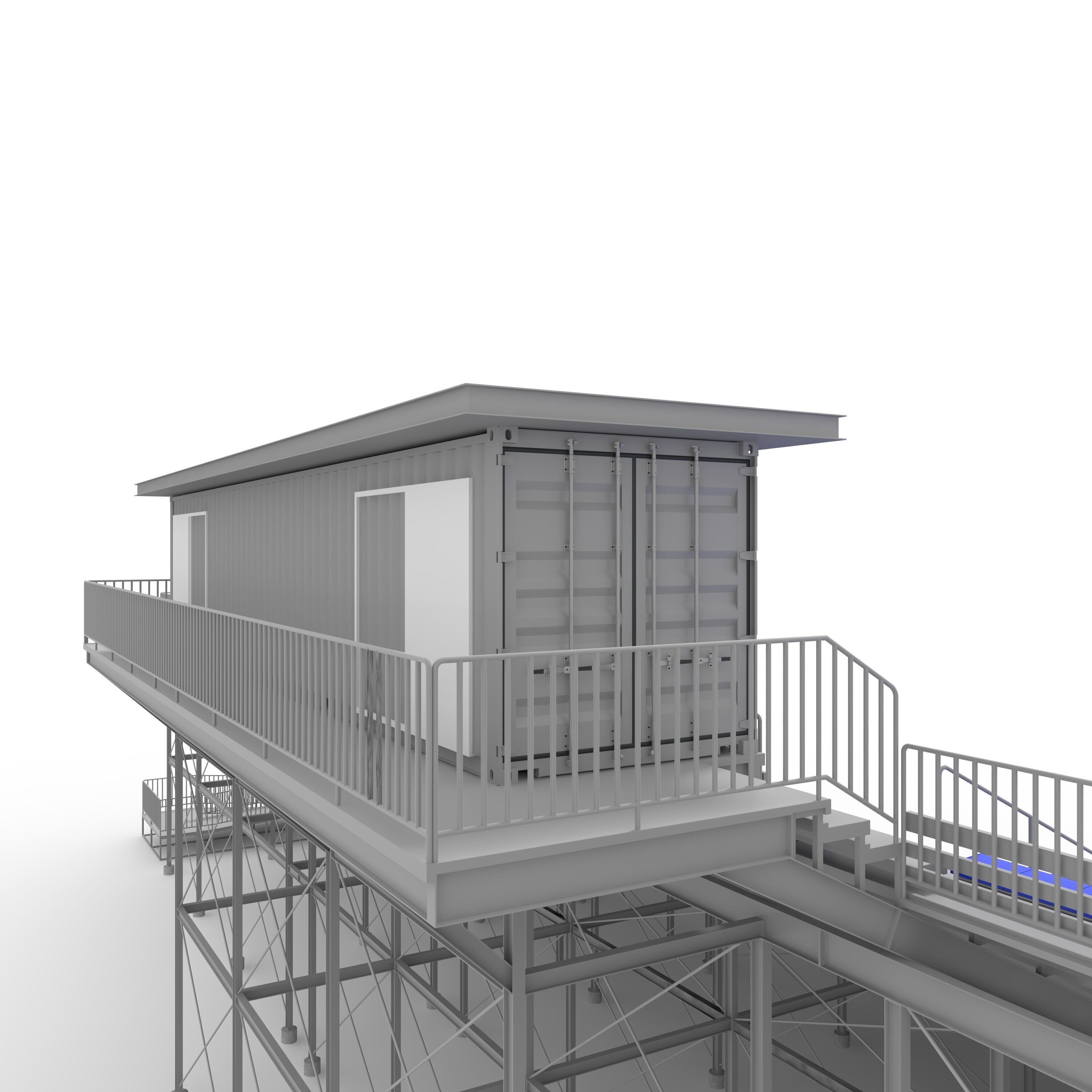 Bleachers 52 3D model_26