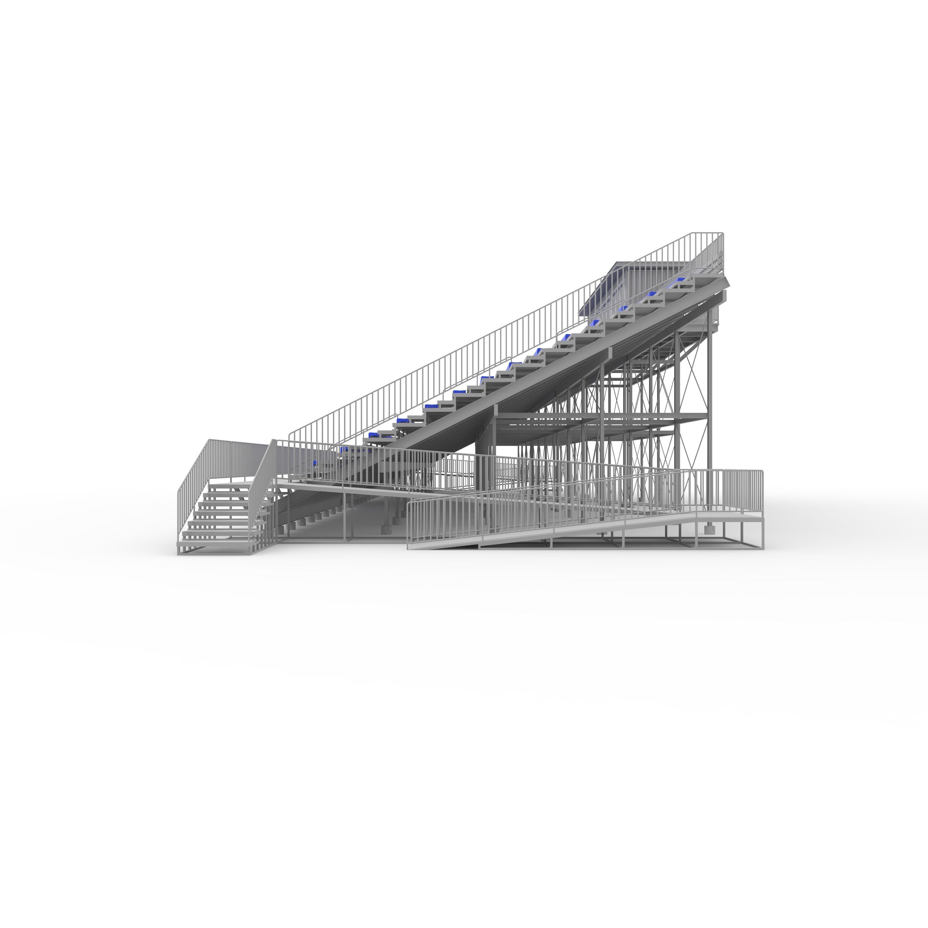 Bleachers 52 3D model_12