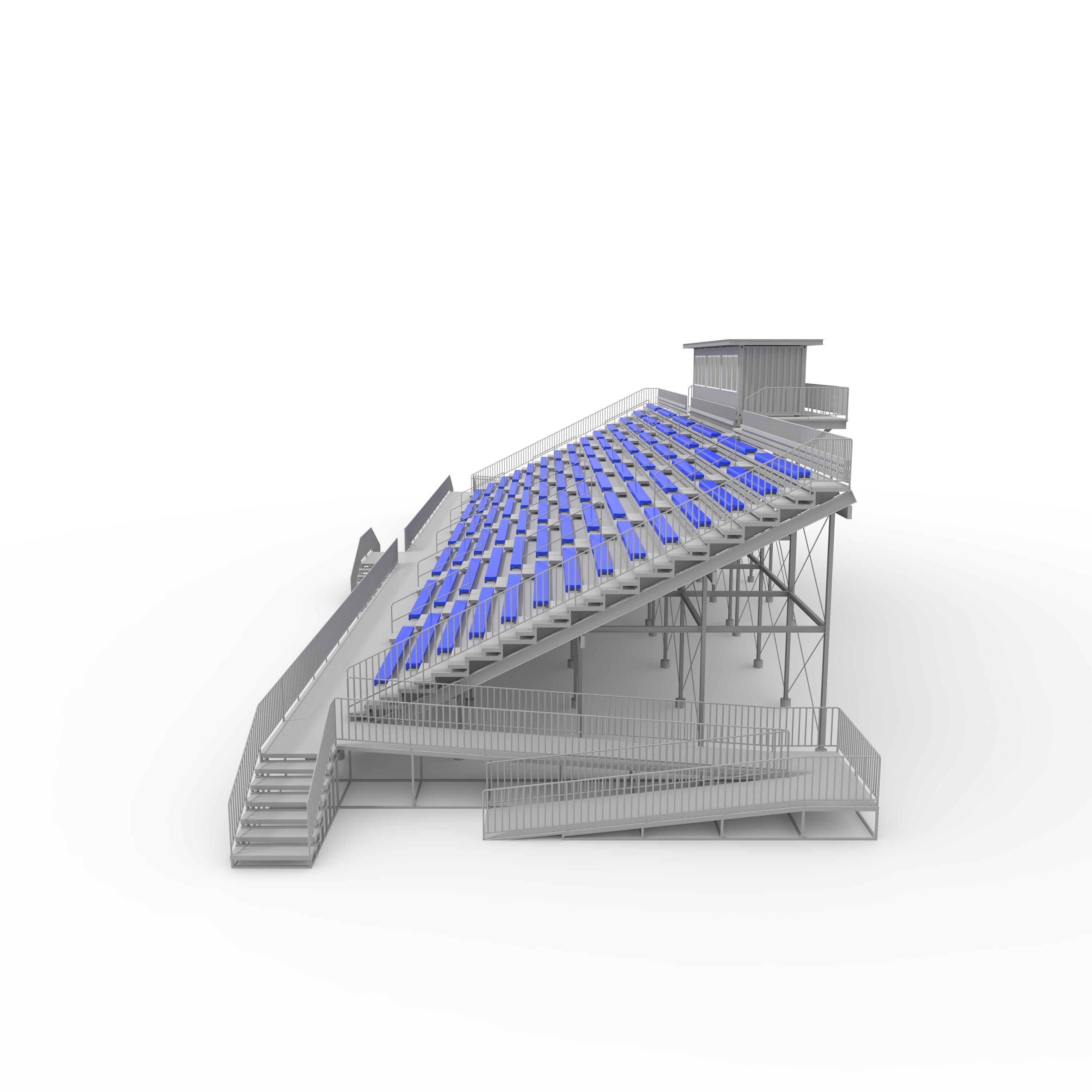 Bleachers 52 3D model_6